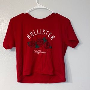 Red holistic woman’s crop top